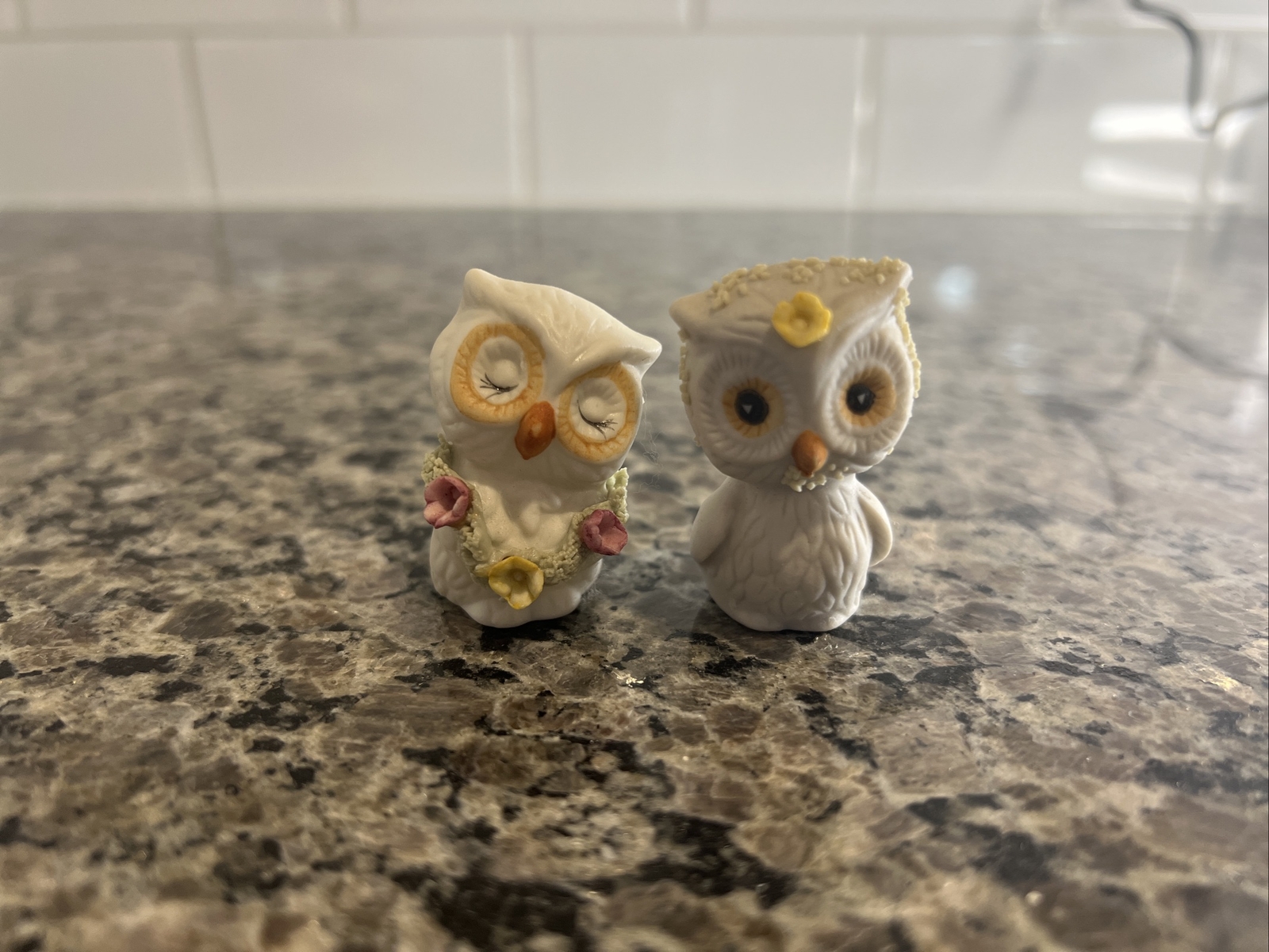 Vintage Napcoware Miniature Owl Figurines