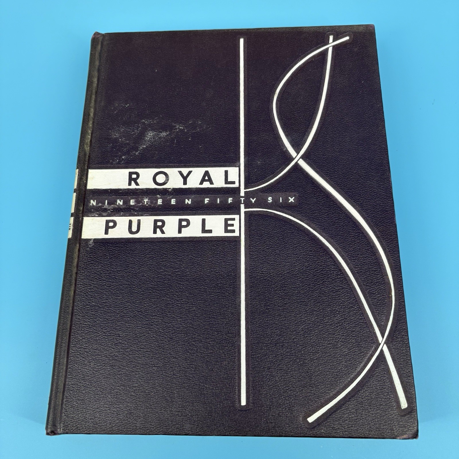 Vintage Yearbook Royal Purple 1956 Kansas State College Manhattan Kansas