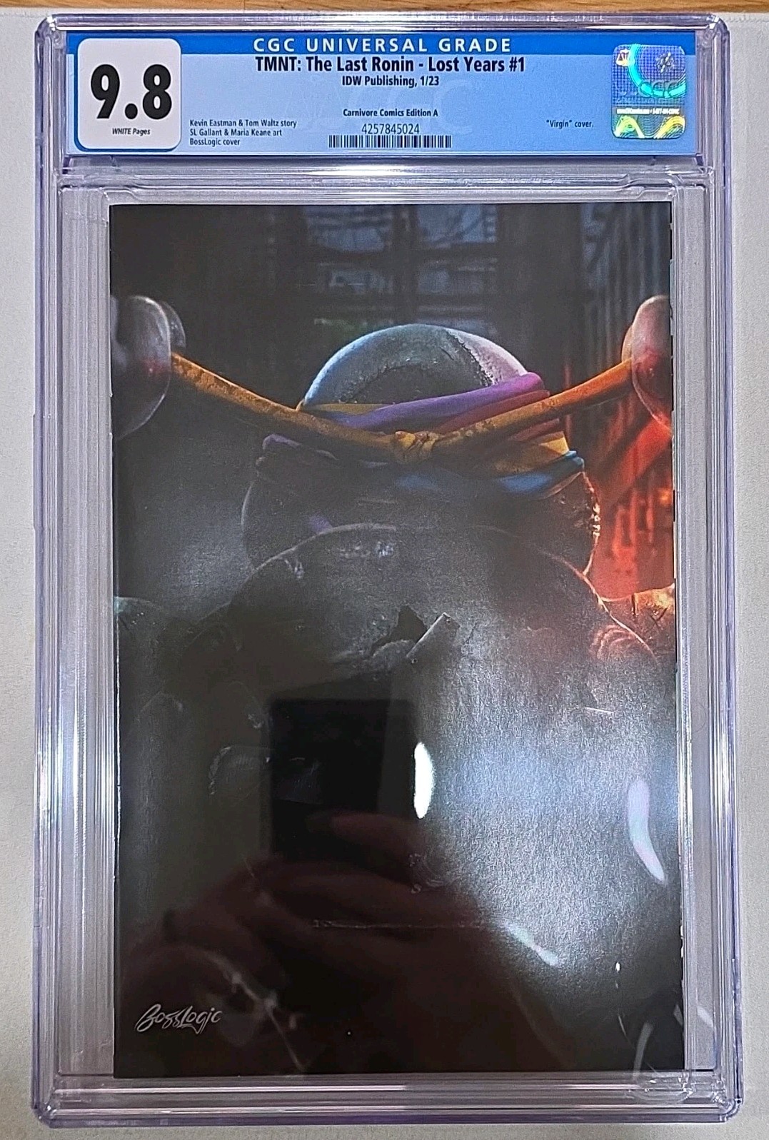 Teenage mutant ninja turtles The Last Ronin The Lost Years #1 CGC 9.8 Bosslogic Teenage mutant ninja turtles The Last Ronin The Lost Years #1 CGC 9.8 Bosslogic