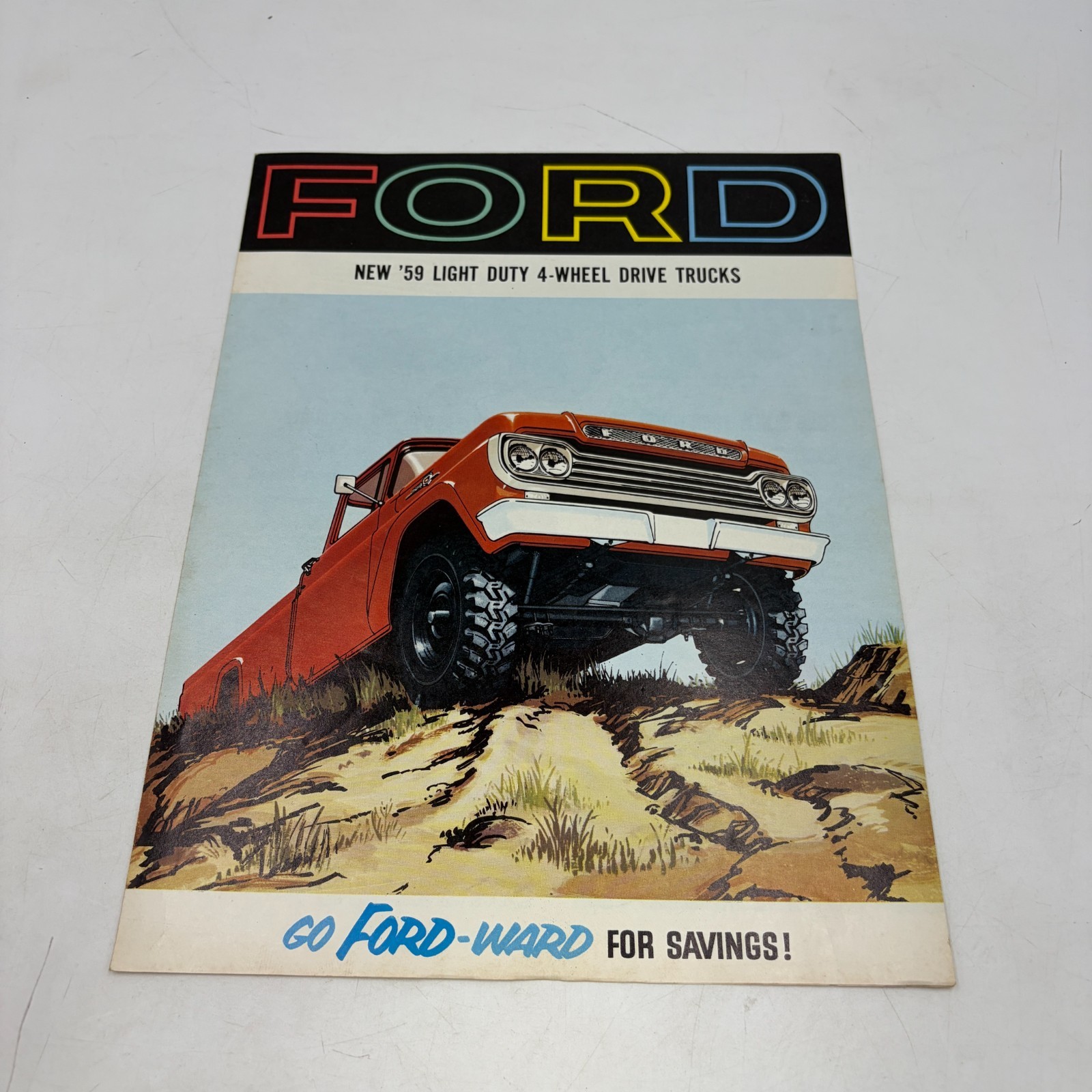 Vintage 59' Ford Light Duty 4 Wheel Drive Brochure