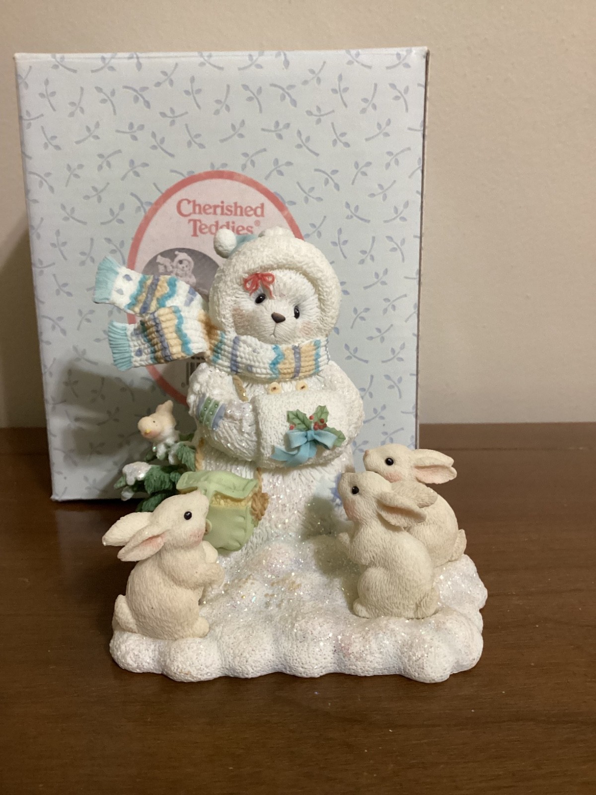 Enesco Cherished Teddies Snowbears Figurines - New