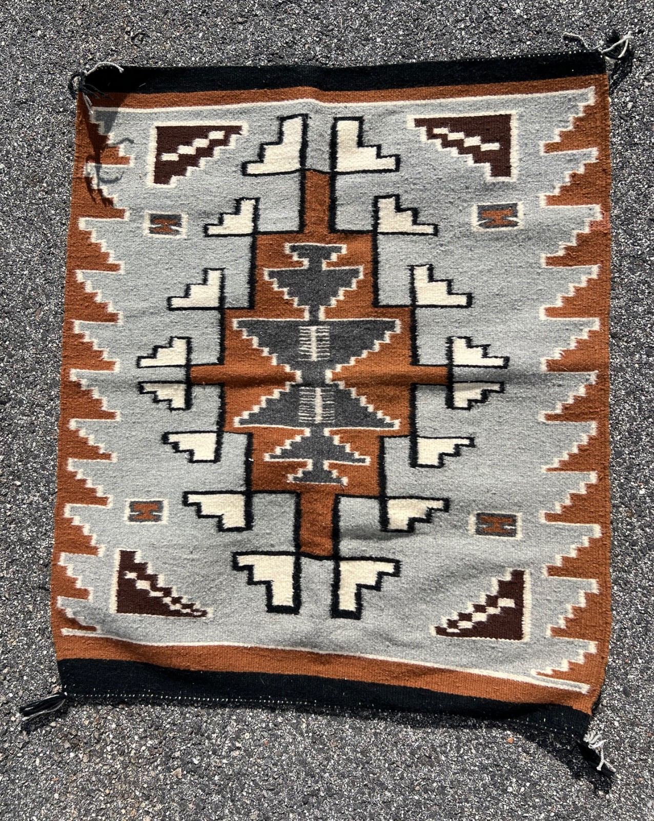 Two Grey Hills Navajo Rug. 30