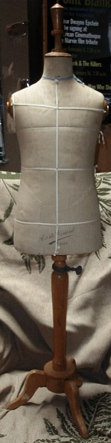 Antique French Child\'s Dress Form Girard, Paris 48\
