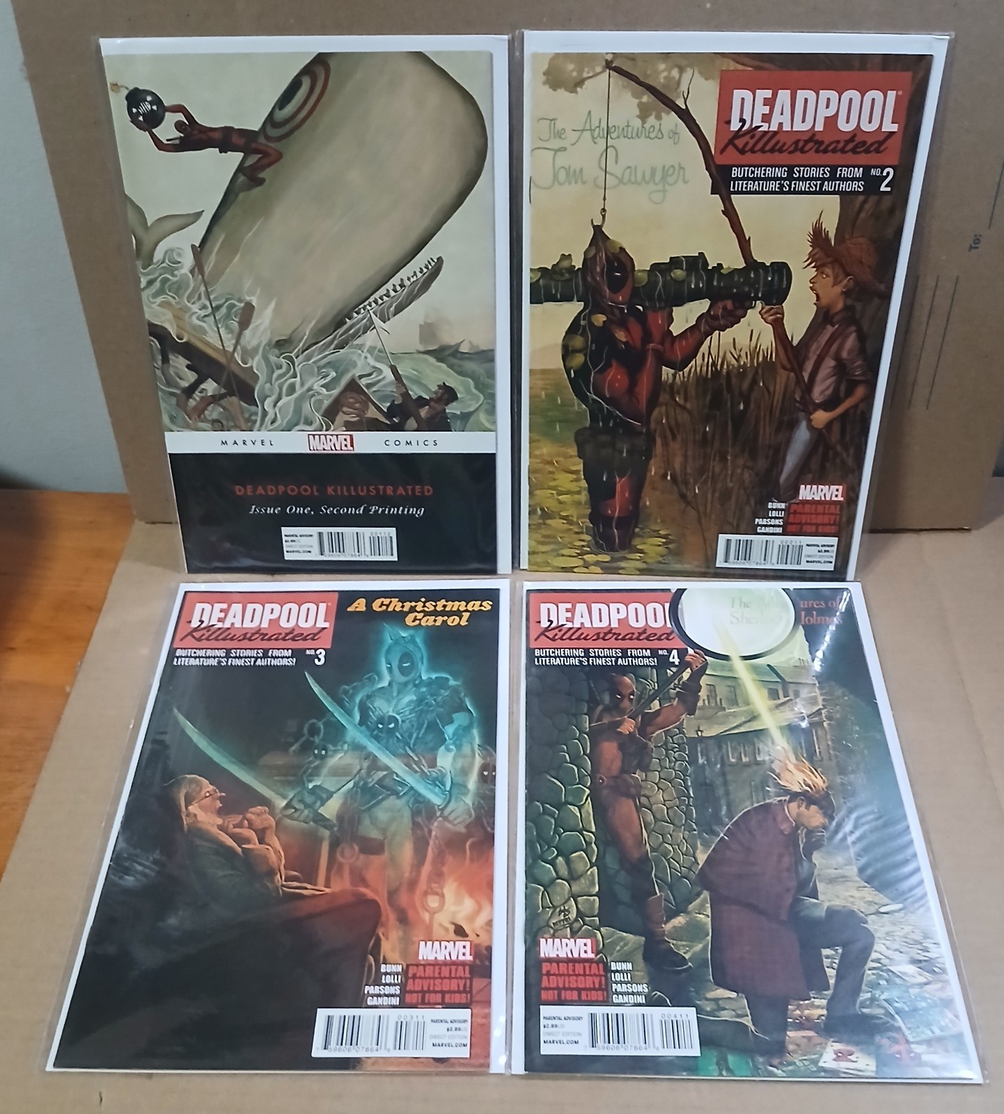 Deadpool Killustrated #1-4 (Marvel 2013) FULL SET NM 