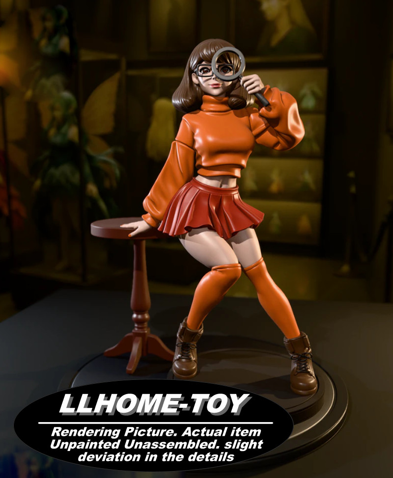 1/6 24cm Velma sitting Resin 3D Print Model Unpainted Unassembled GK Figure