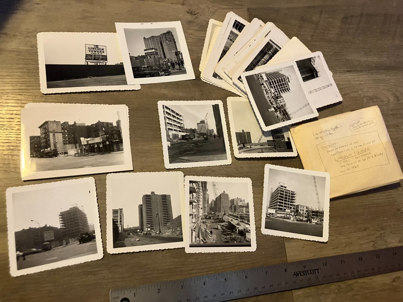 Lot of Vintage 1960s Photos Construction & Demolition Lincoln Park New York
