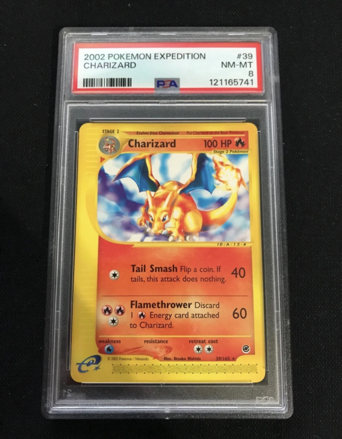 2002 Pokemon TCG Expedition #39 Charizard PSA 8 NM-MT 2002 Pokemon TCG Expedition #39 Charizard PSA 8 NM-MT