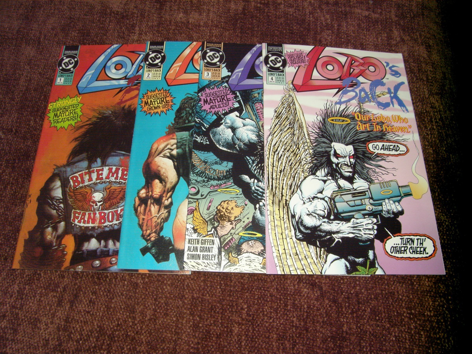 LOBO'S BACK #1, #2, #3, #4 / 1992 DC COMICS LOBO'S BACK #1, #2, #3, #4 / 1992 DC COMICS
