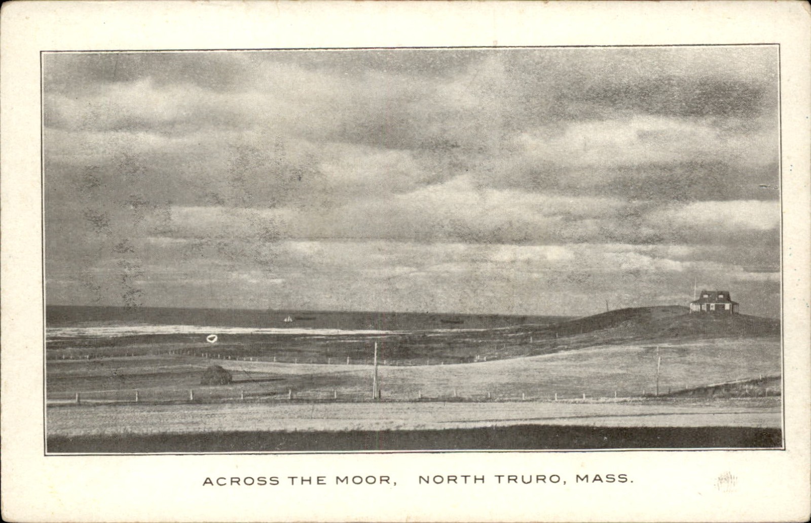 North Truro Massachusetts MA Across the Moor c1900s-10s Vintage Postcard North Truro Massachusetts MA Across the Moor c1900s-10s Vintage Postcard