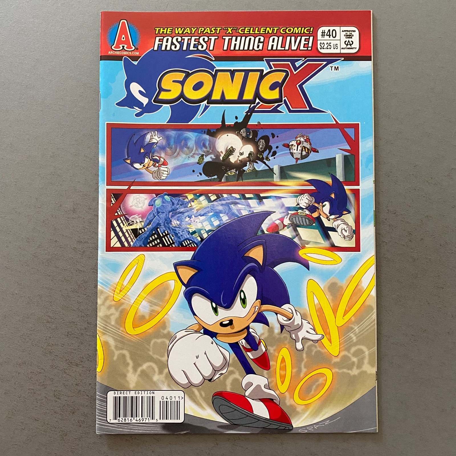 SONIC X 40 FINAL ISSUE SONIC THE HEDGEHOG (2009, ARCHIE COMICS)