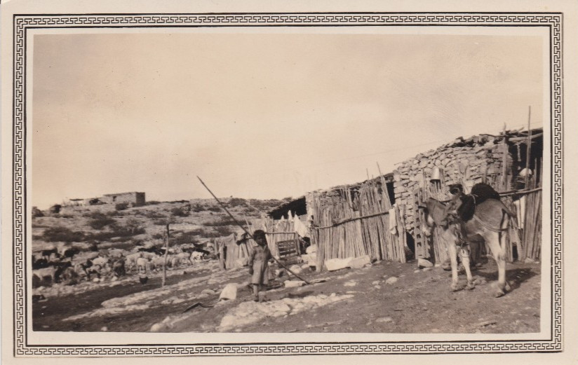 1930 Press Photo View of Mining Town of Terlingua, Texas near Big Bend Park