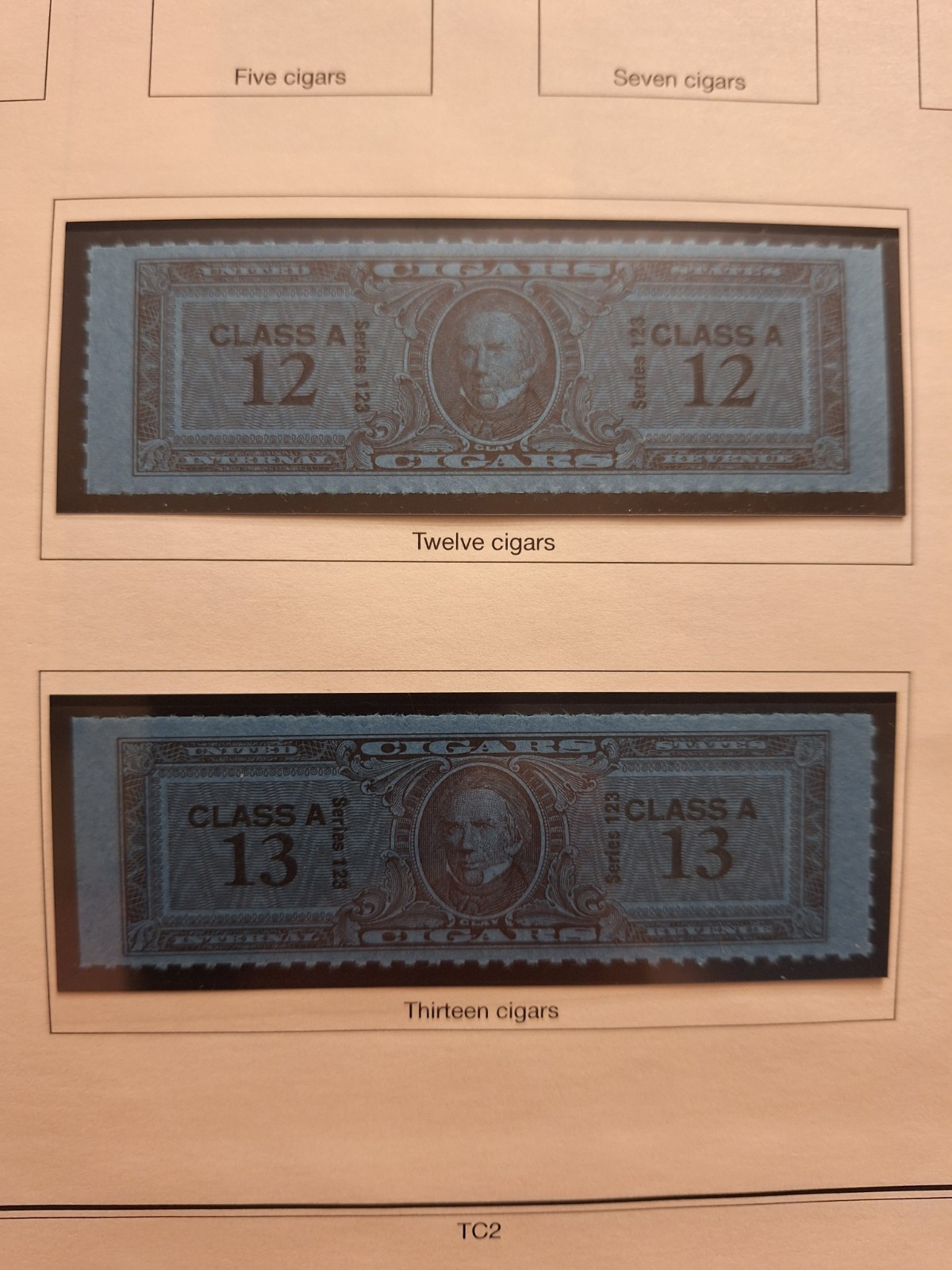 Lot of 23 1953 Cigar Stamps