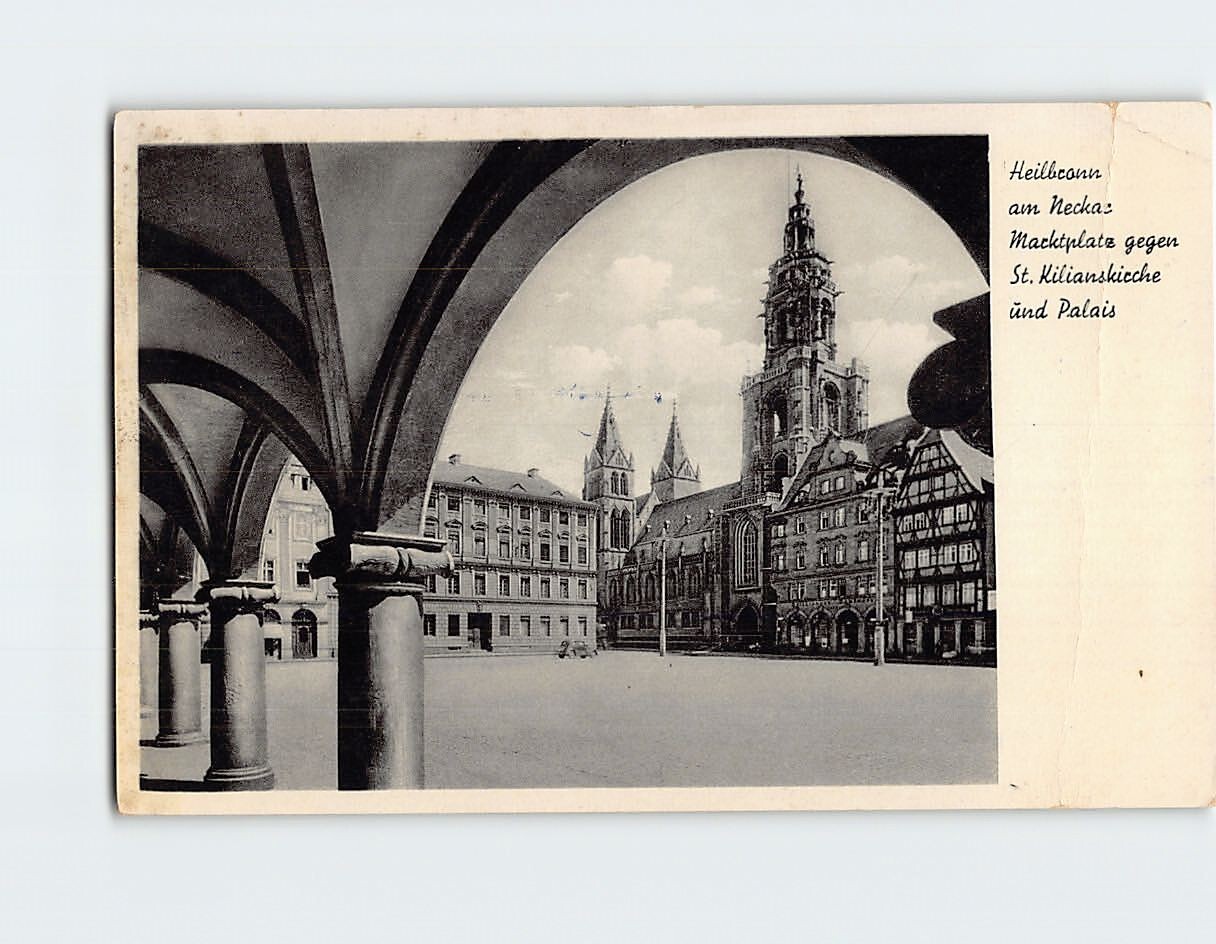 Postcard Kilianskirche - Evangelische Kiliansgemeinde Heilbronn Germany