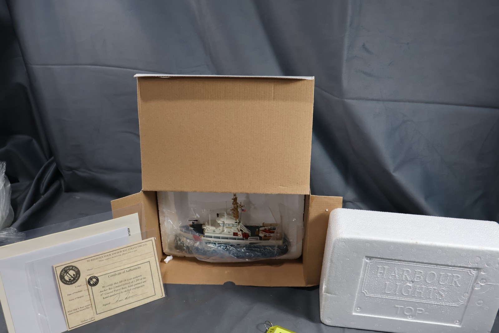 Anchor Bay Limited Edition 87\' U.S. Coast Guard Coastal Patrol Boat Model AB124 Anchor Bay Limited Edition 87\' U.S. Coast Guard Coastal Patrol Boat Model AB124
