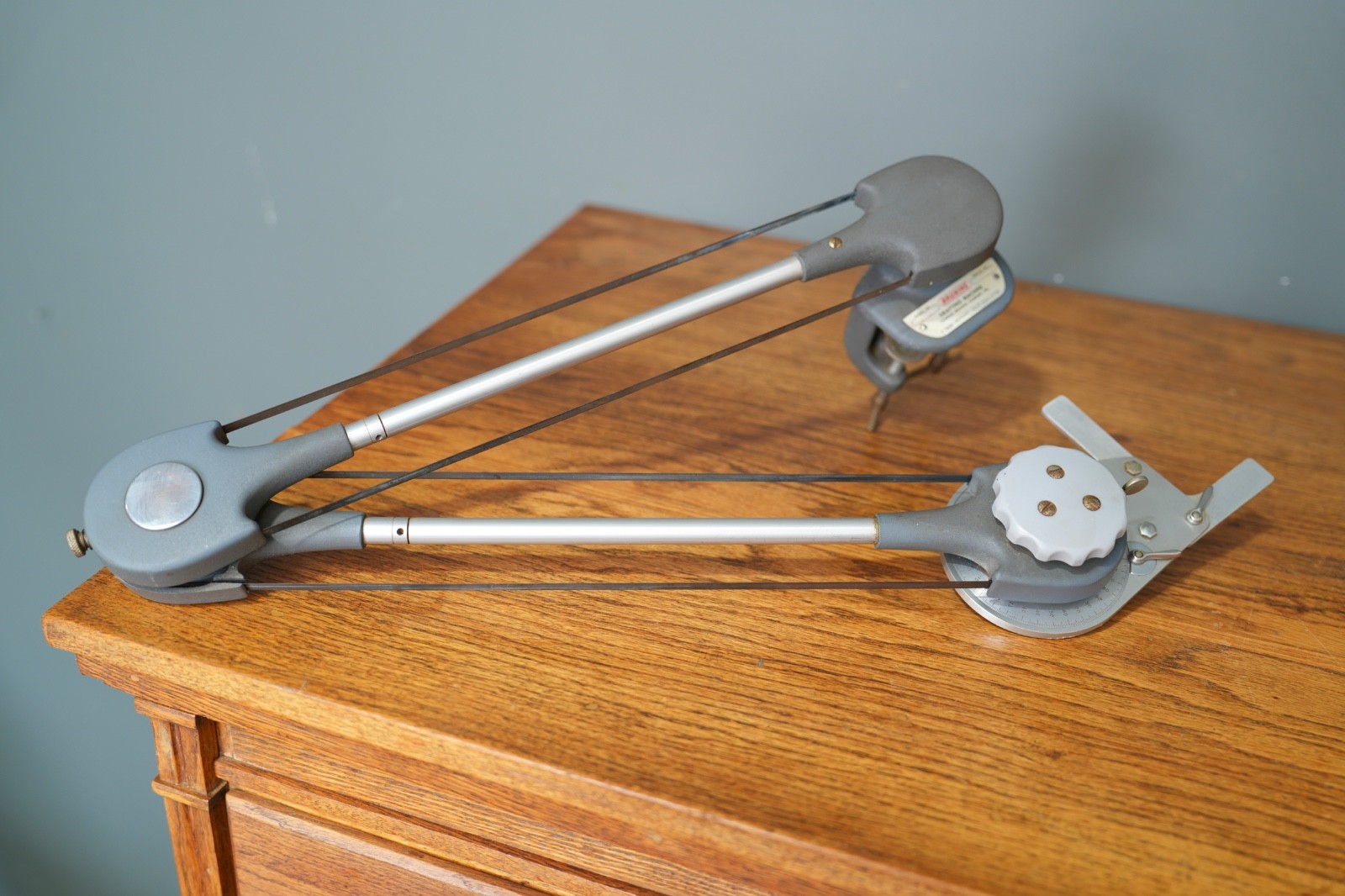 Vintage Bruning Drafting Machine Model 2705 Architect Engineer Tool