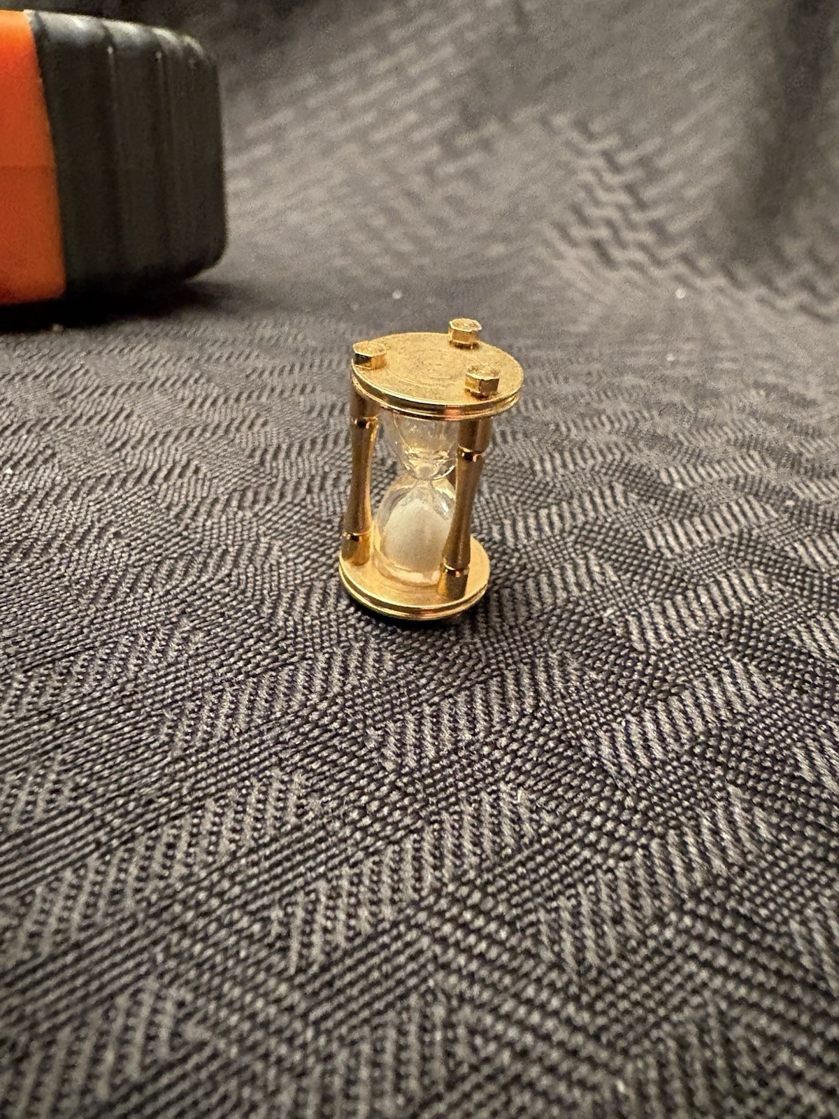 Brass Hourglass Nautical Seconds Sand Timer Mini Vintage .75” Mini