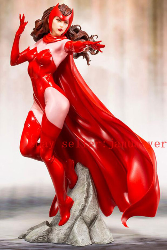 Perfect Kotobukiya Mk248 1/10 Scarlet Witch Artfx Statue Model In Stock New