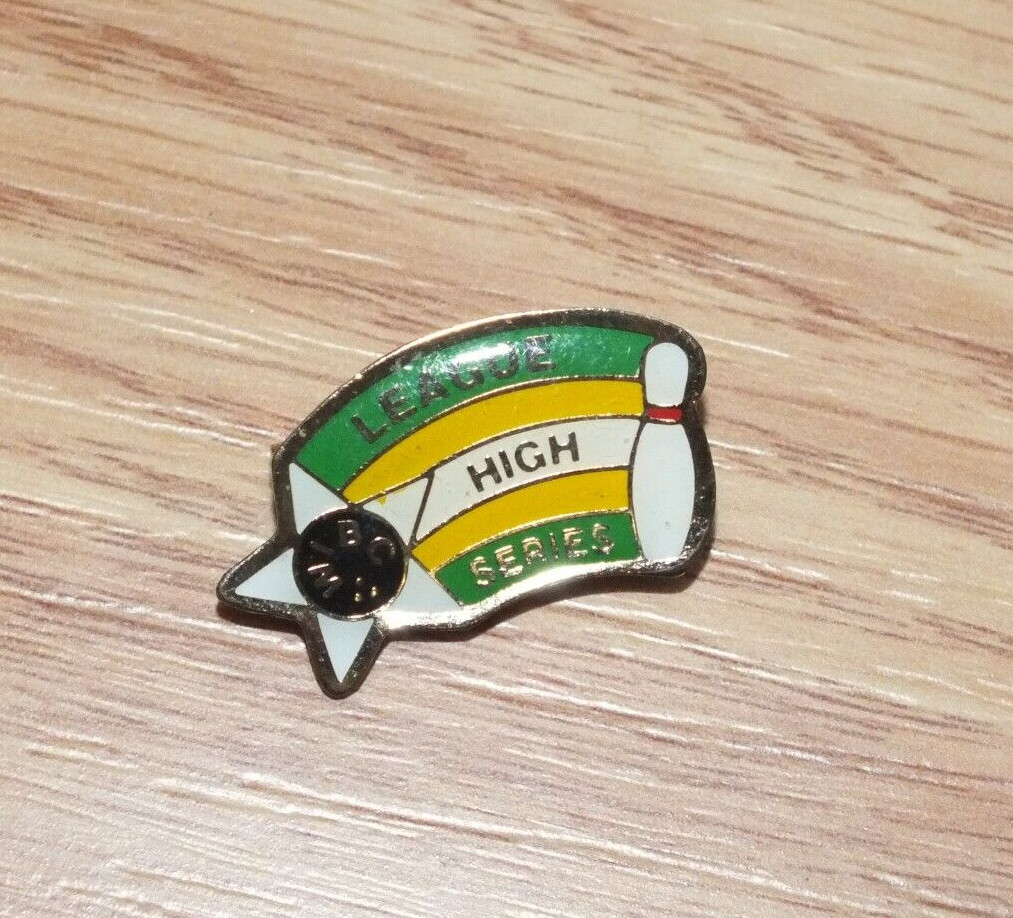 WIBC League High Series Collectible Vintage Souvenir Enamel Lapel Pin