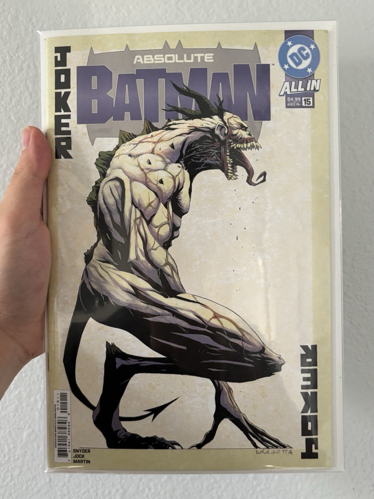 Absolute Batman #15 Main Cover A Nick Dragotta First Printing 1st Print 2025 Absolute Batman #15 Main Cover A Nick Dragotta First Printing 1st Print 2025