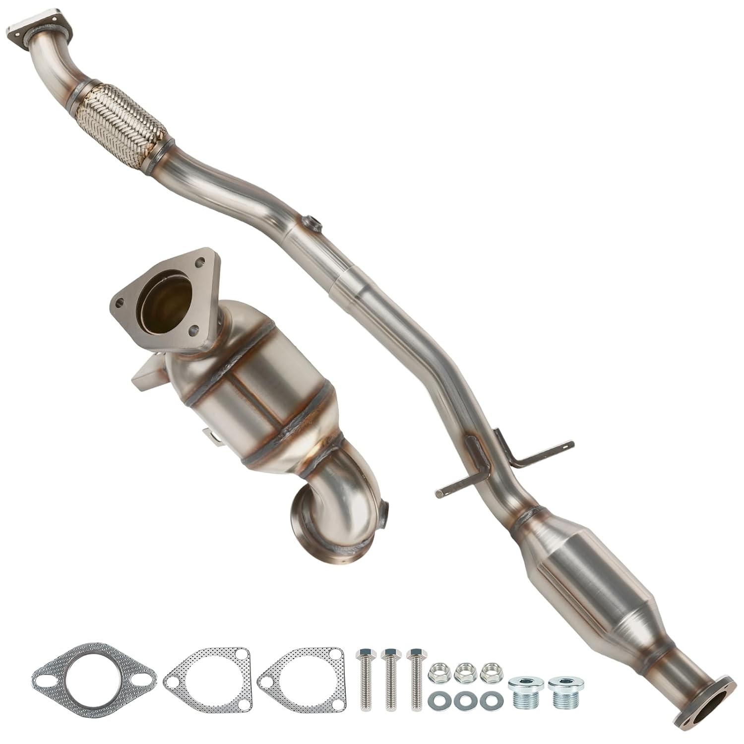Chevrolet Cruze 2011-2015 Front Rear Catalytic Converter Exhaust Kit