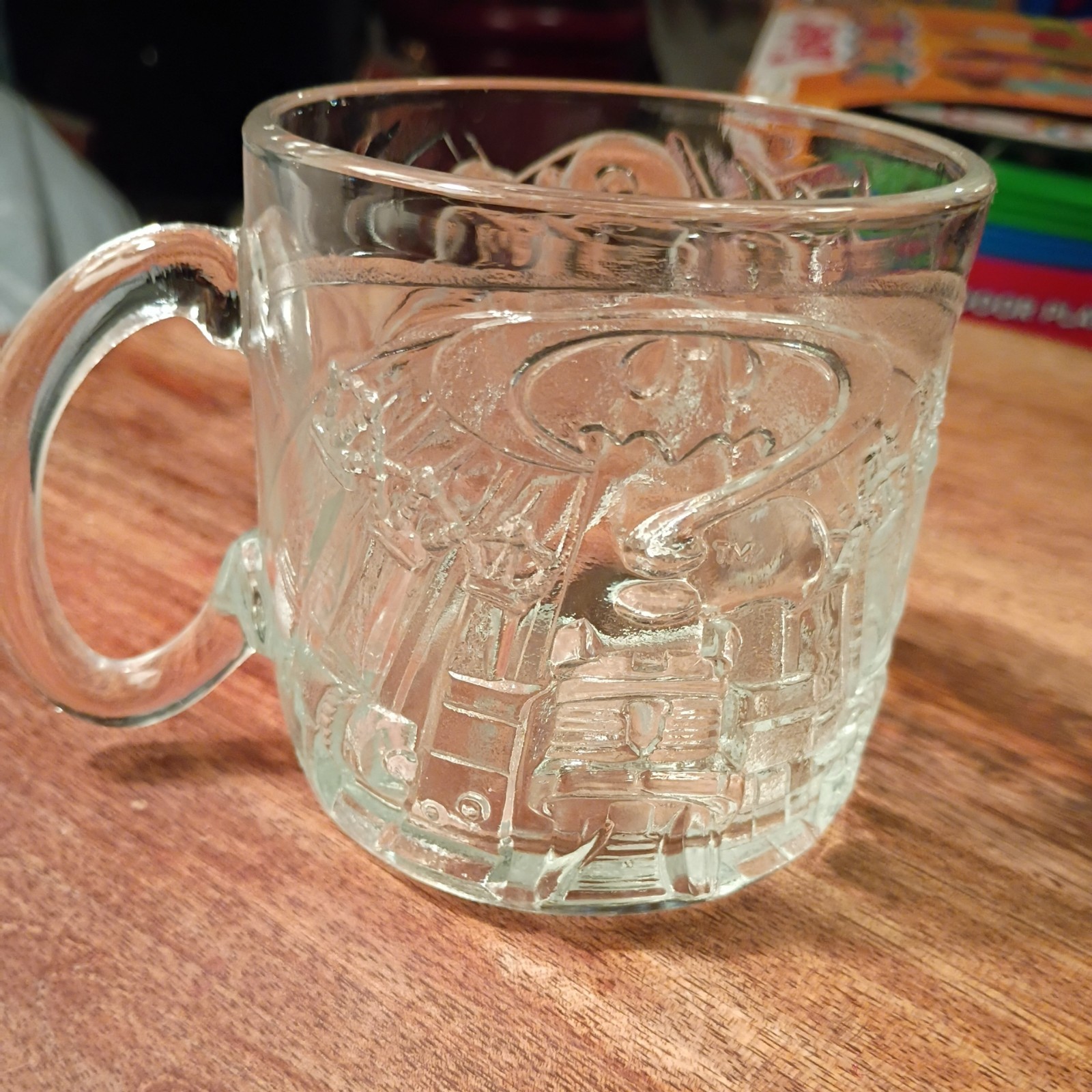 VTG 1995 McDonalds The Riddler Glass Mug From Batman Forever VTG 1995 McDonalds The Riddler Glass Mug From Batman Forever
