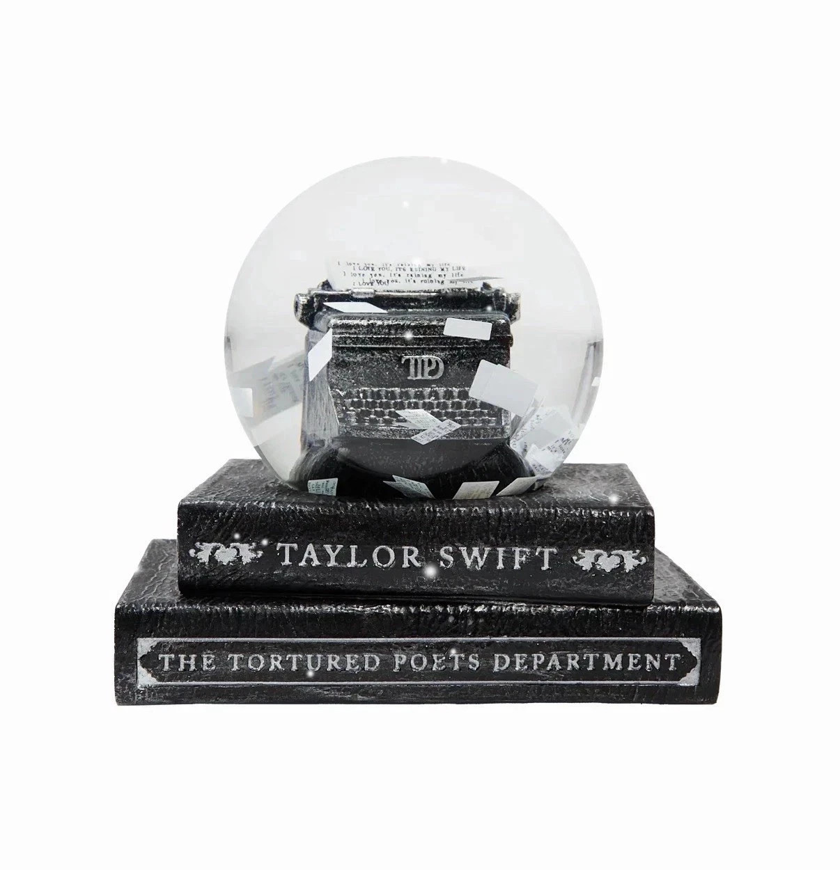 Taylor Swift TTPD The Tortured Poets Department Snow Globe **BRAND NEW IN BOX