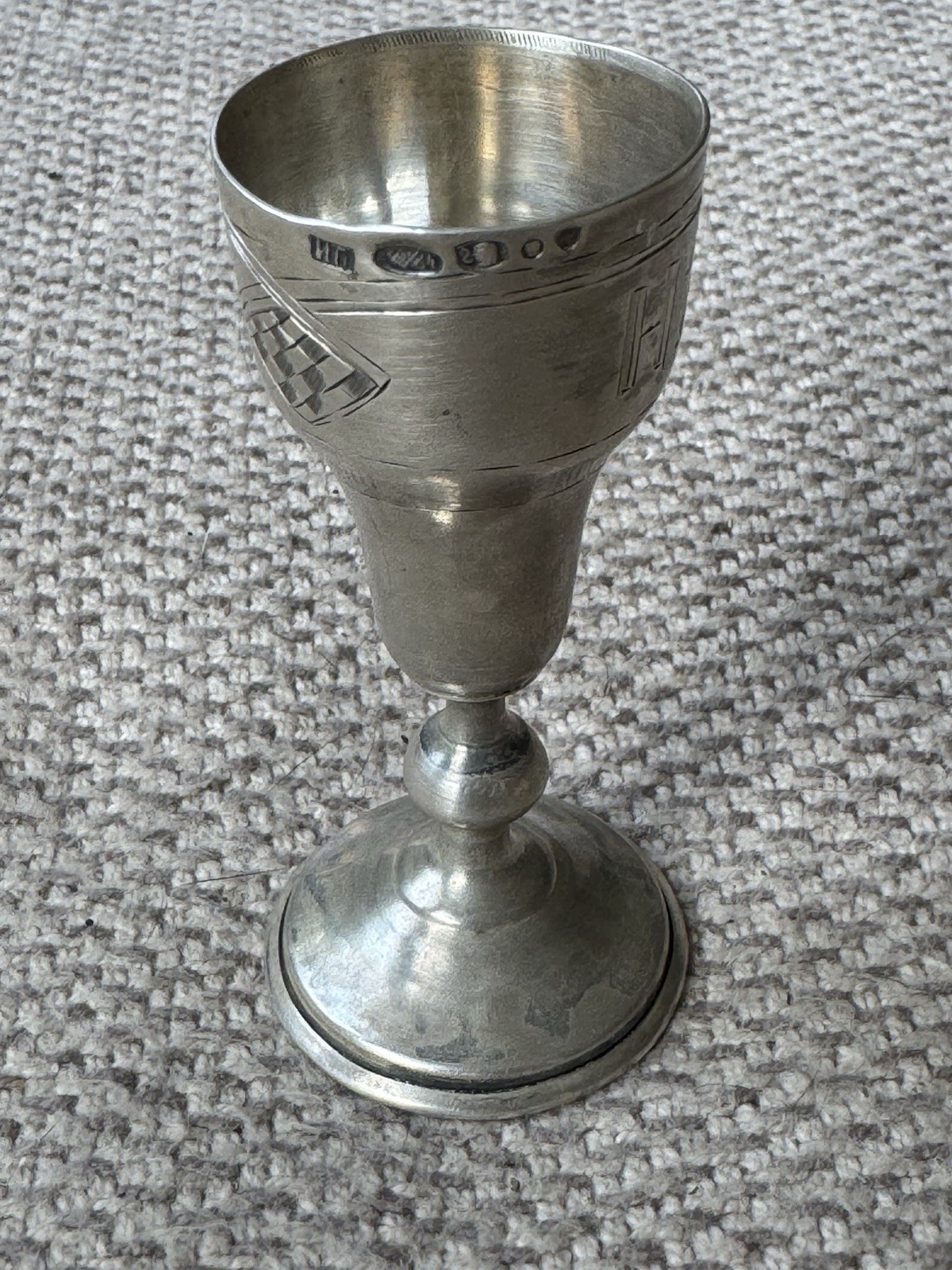 1890’s French .800 Silver Jewish Passover Kiddush Cup with Russian Import Marks 1890’s French .800 Silver Jewish Passover Kiddush Cup with Russian Import Marks