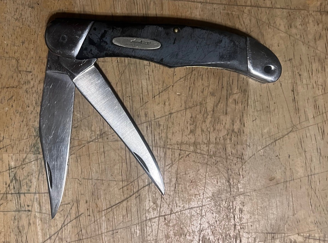 Early Vintage Buck 317 Trailblazer Folding Hunter Pocket Knife USA Early Vintage Buck 317 Trailblazer Folding Hunter Pocket Knife USA