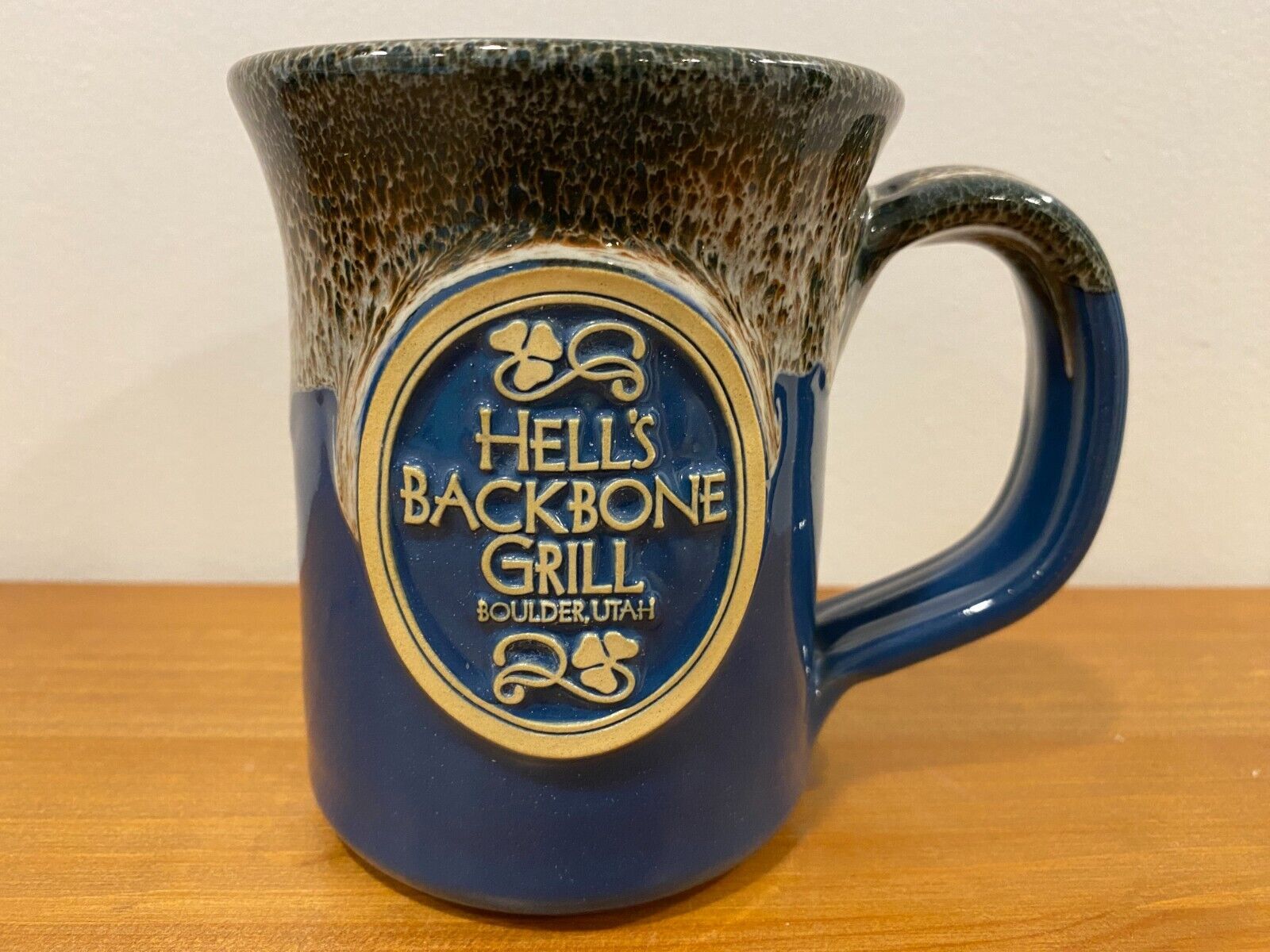 Original Deneen Pottery Mug 2013 Hand Thrown Hells Backbone Grill Boulder Utah