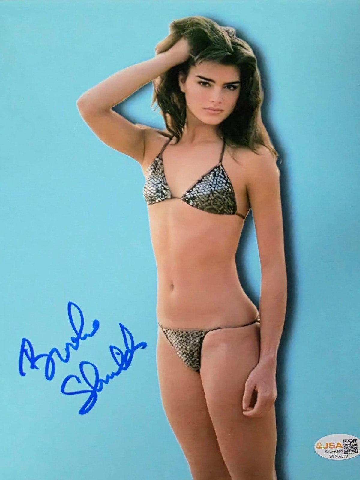 Brooke Shields Authentic Signed In-Person 8x10 Color Photo with JSA COA Brooke Shields Authentic Signed In-Person 8x10 Color Photo with JSA COA
