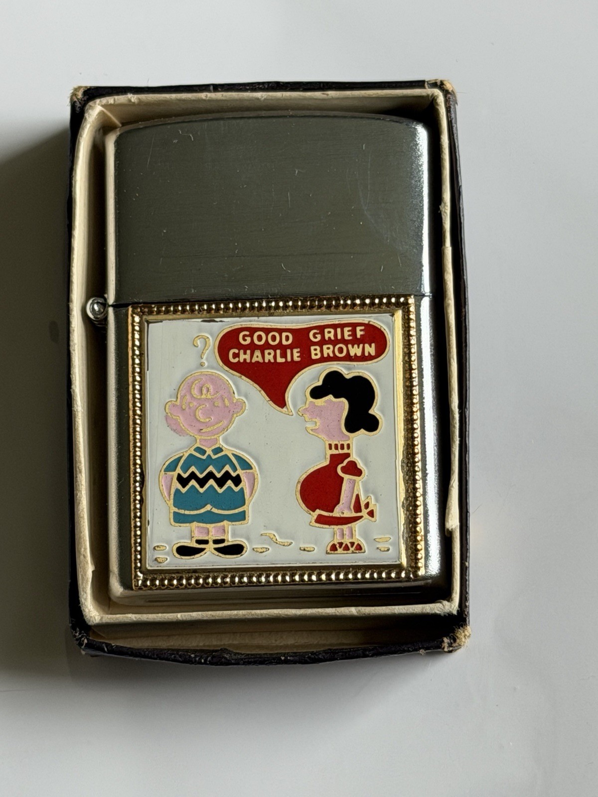 Vintage Charlie Brown Satirical Lighter- Rare