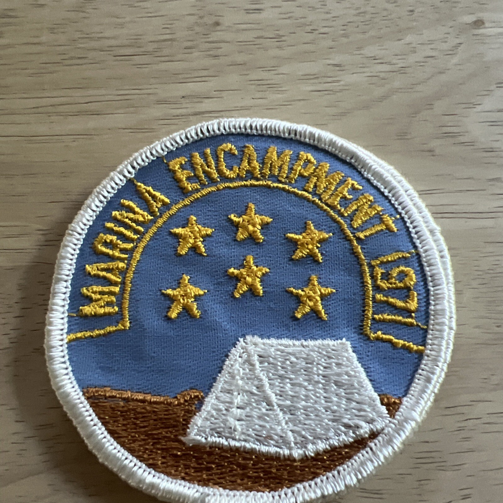 Vintage 1971 Marina Encampment Patch 