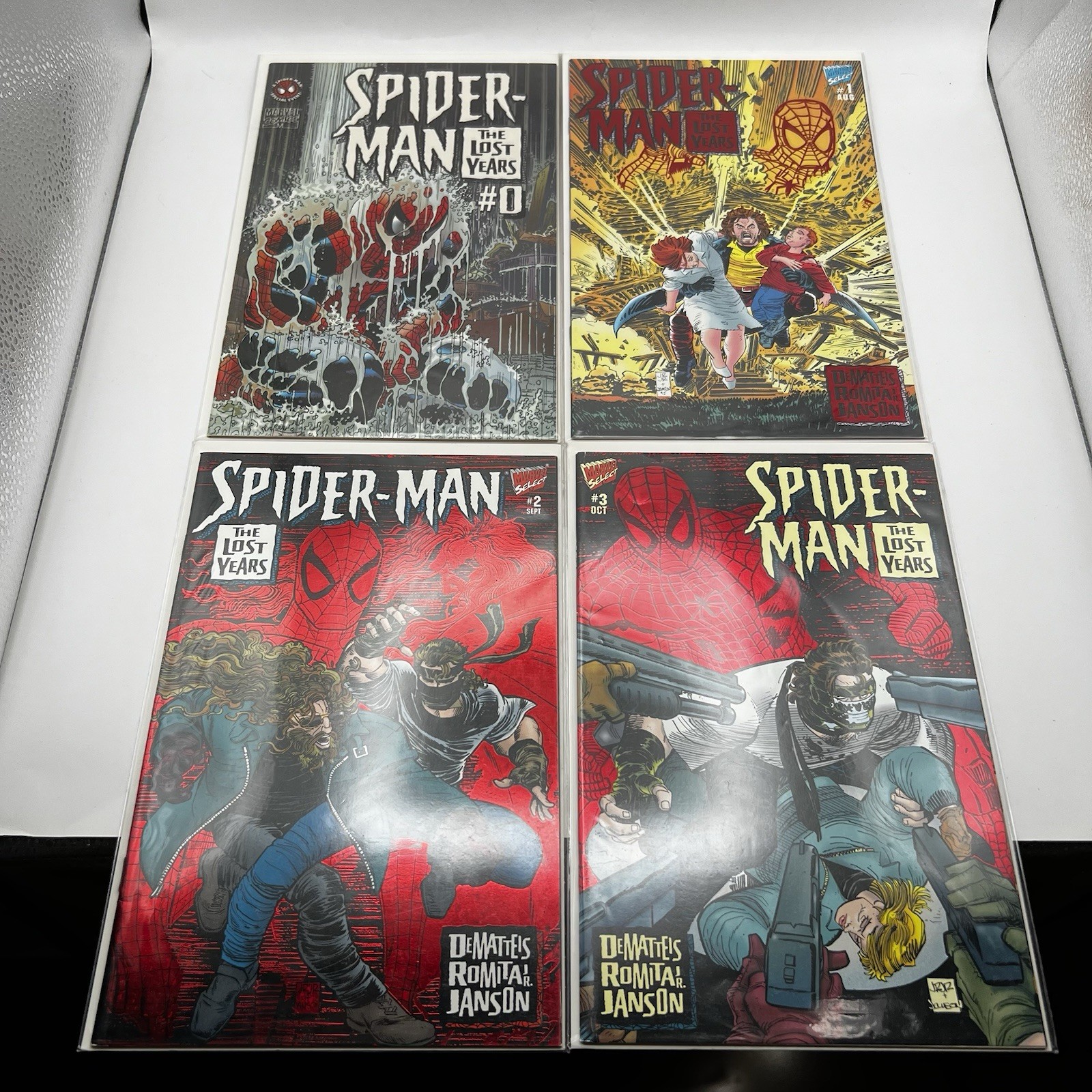 Spider-Man The Lost Years #0-3 Complete Series Set 1995 Marvel Comics Ben Reilly