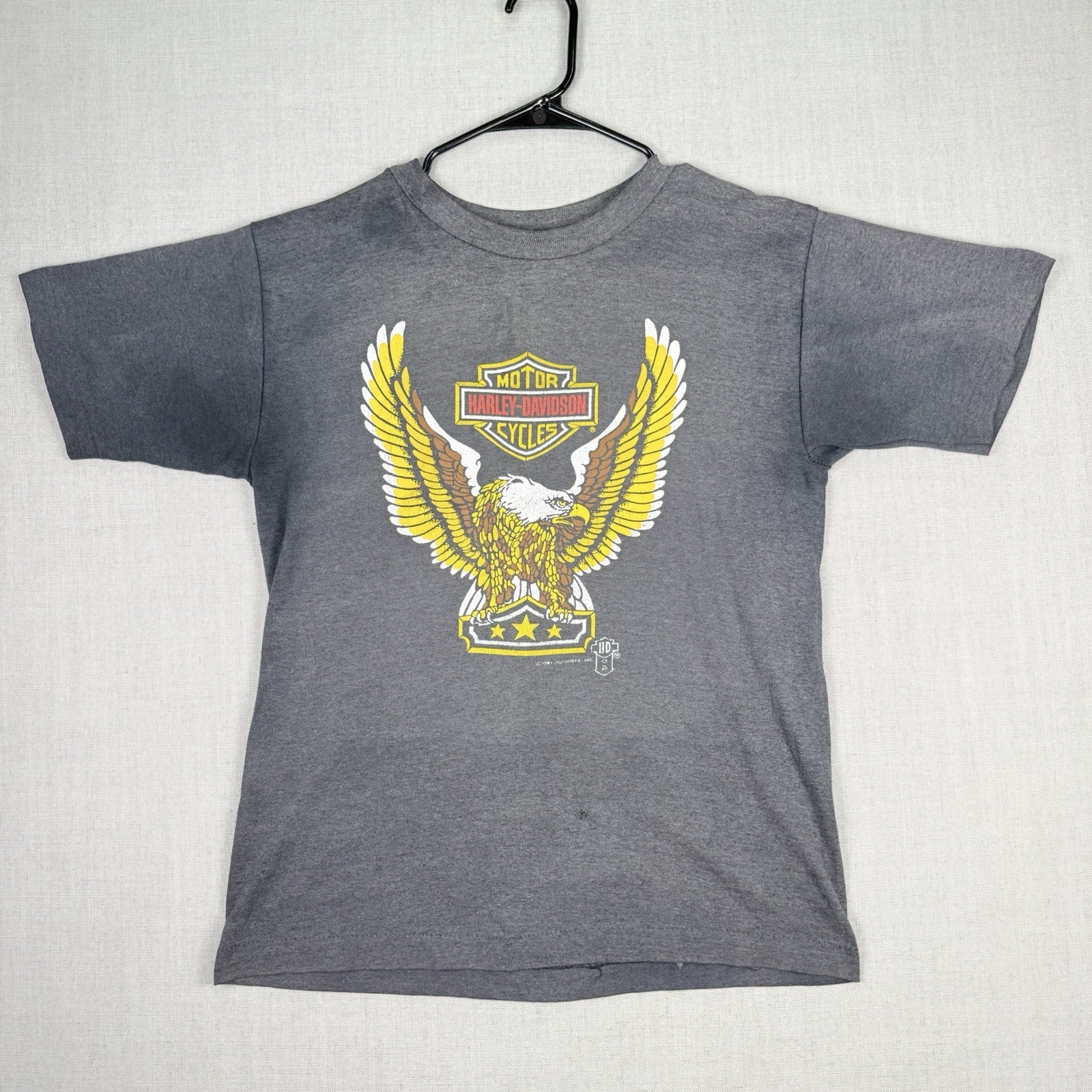 Vintage 80s Harley Davidson Shirt Size Small Motorcycles Eagle Holoubek