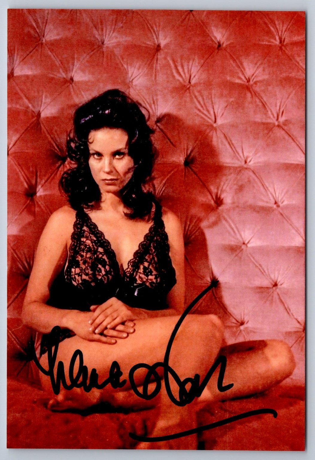 Lana Wood Autographed Photo Celebrity Actress Glamour Print Lana Wood Autographed Photo Celebrity Actress Glamour Print