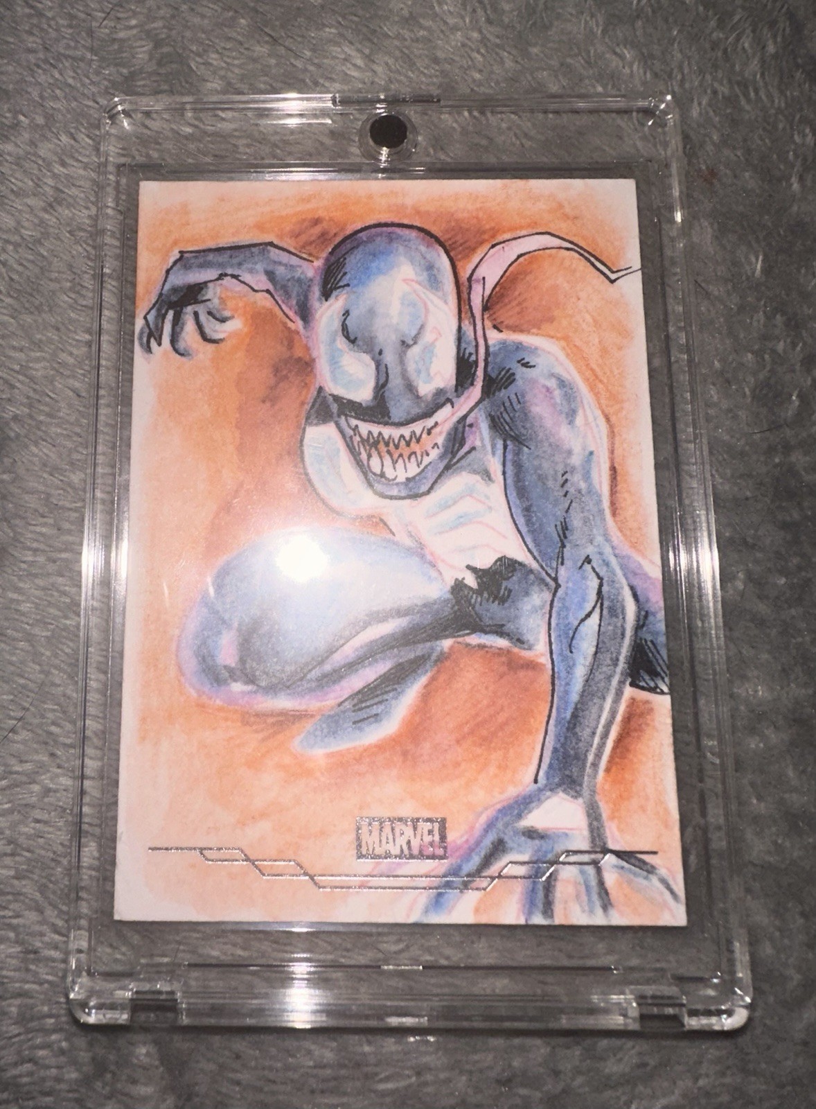 Topps Chrome Marvel 2026 1/1 Venom / She Venom Sketch By Jason Sobol