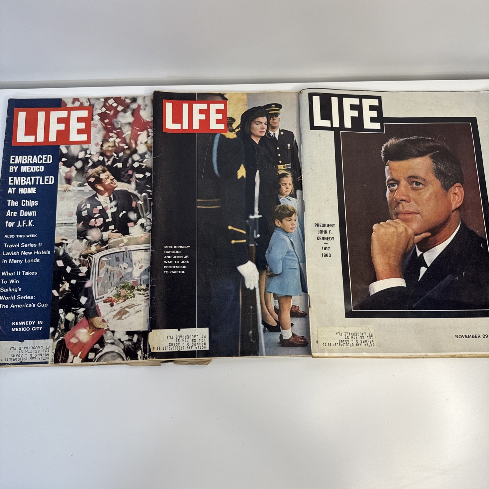 Vintage LIFE Magazines July 1962, Dec & Nov 1963 Kennedy Issues Vintage LIFE Magazines July 1962, Dec & Nov 1963 Kennedy Issues