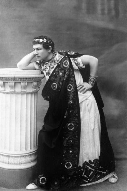 French comedian De Creus as Nero in play French comedian De Creus as Nero in play