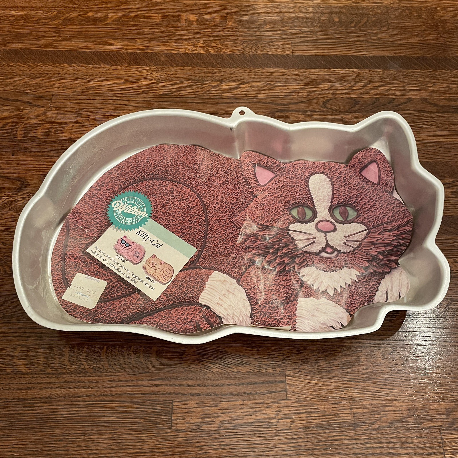 Vintage 1987 Wilton Kitty Cat Cake Pan #2105-1009 Original Label & Instructions Vintage 1987 Wilton Kitty Cat Cake Pan #2105-1009 Original Label & Instructions