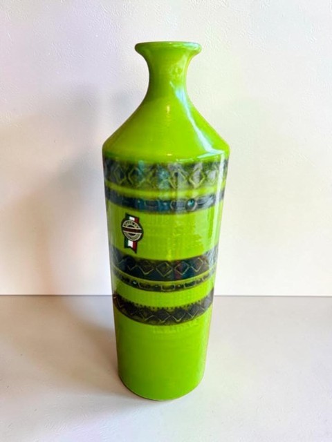 Vintage Ceramiche Tadinate Pottery Vase Italy 14.5\