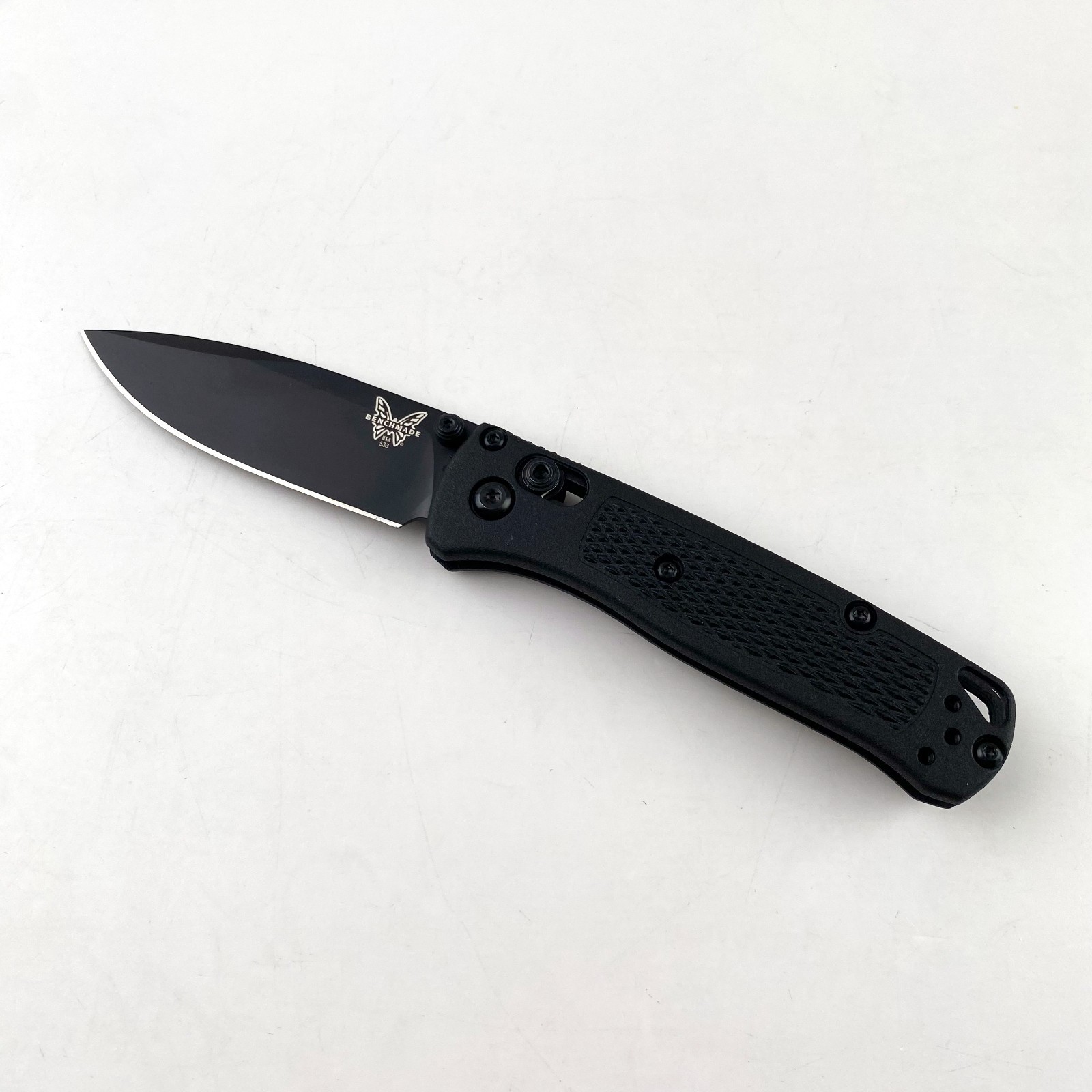 Benchmade 535BK-2 Mini Bugout Knife Black CF-Elite Handle S30V Folding Knife Benchmade 535BK-2 Mini Bugout Knife Black CF-Elite Handle S30V Folding Knife