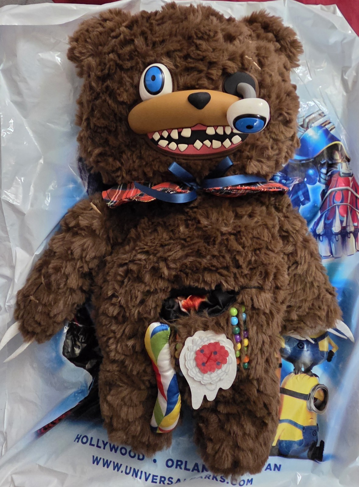 Universal Halloween Horror Nights HHN 2026 Hamikuma Plush Bear Backpack Universal Halloween Horror Nights HHN 2026 Hamikuma Plush Bear Backpack