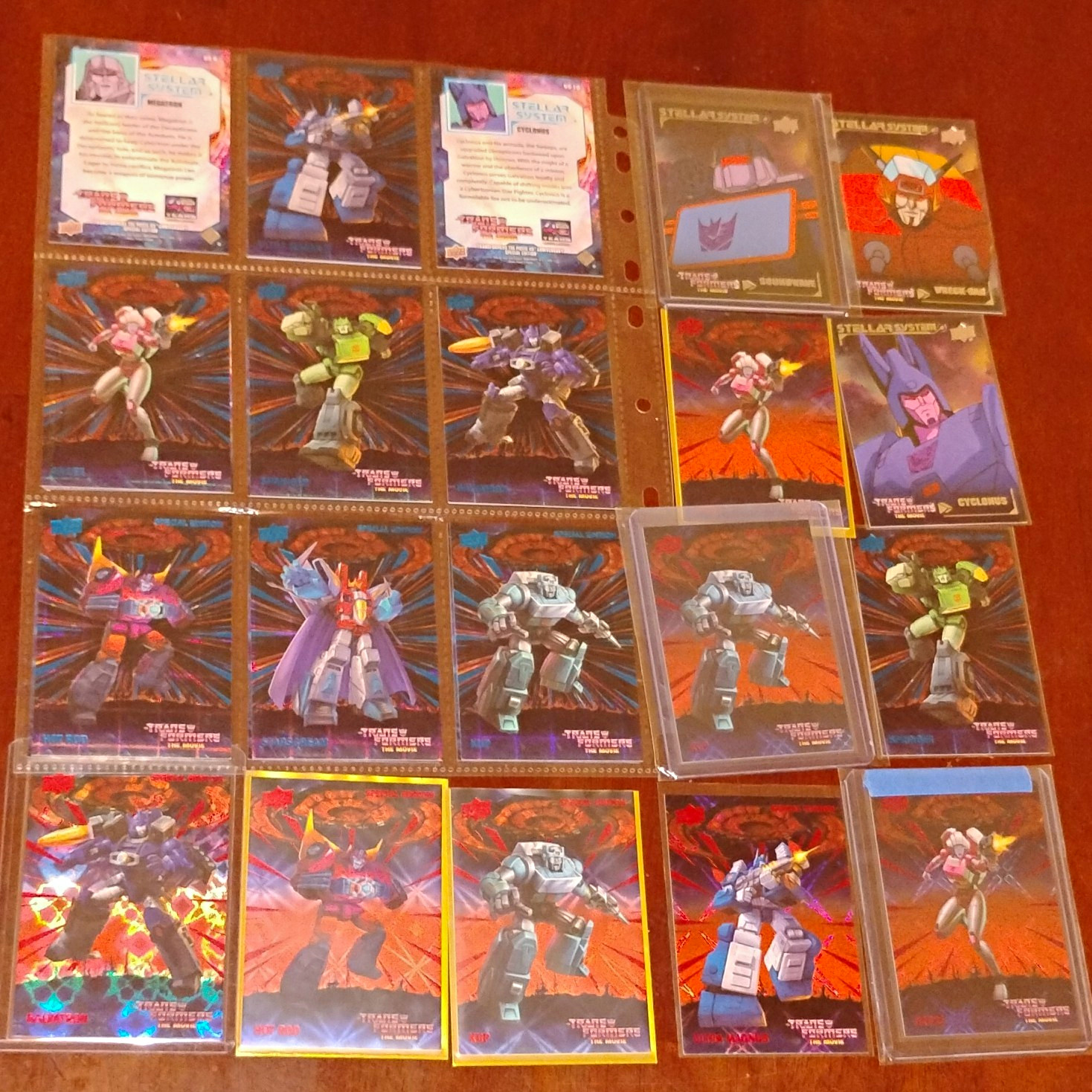 Upper Deck Transformers The Movie Special Edition 10-Card Lot 2016 #2 #4 #6 #10