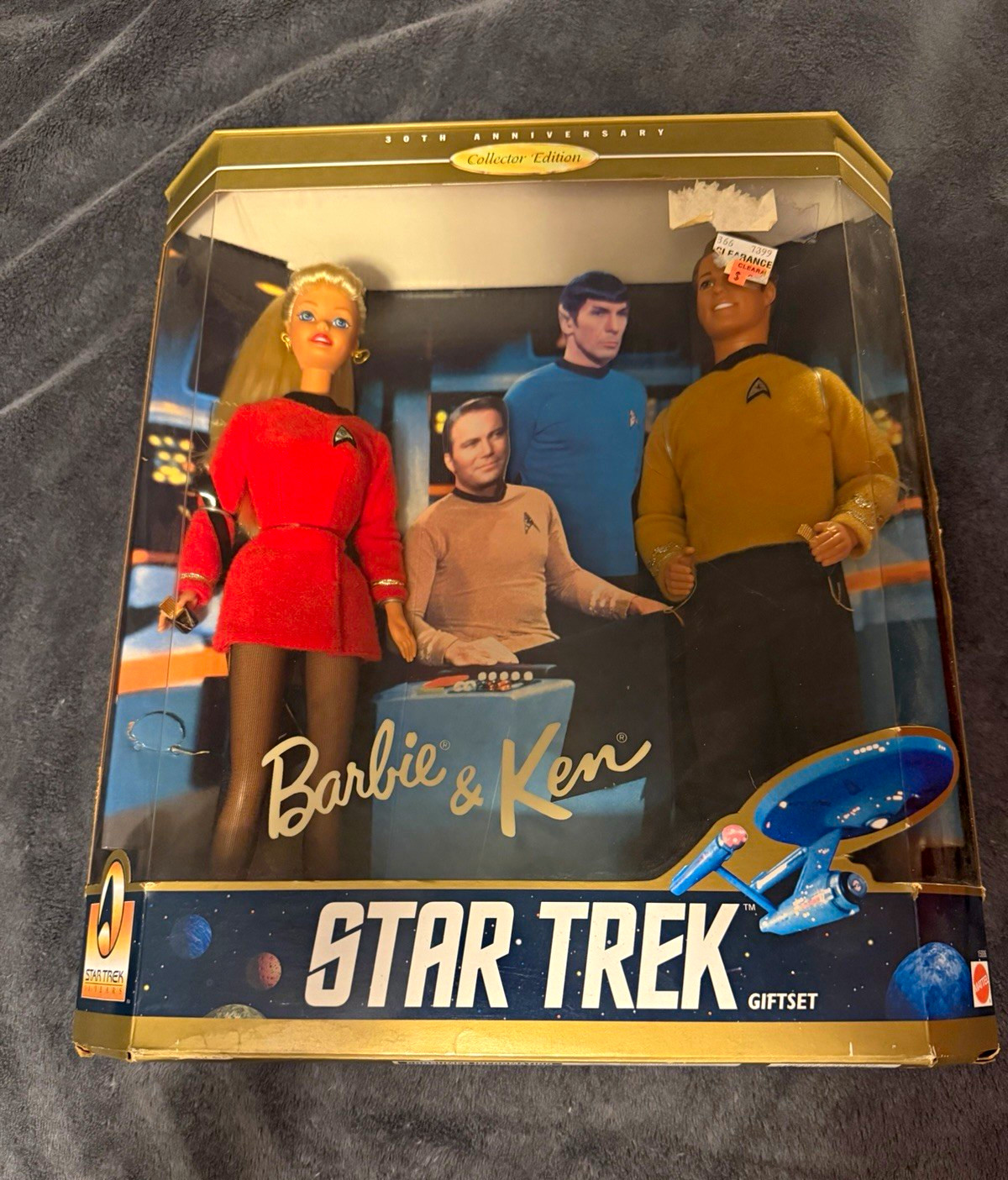 Mattel Barbie & Ken Star Trek Kirk & Spock 30th Anniversary Collector Set