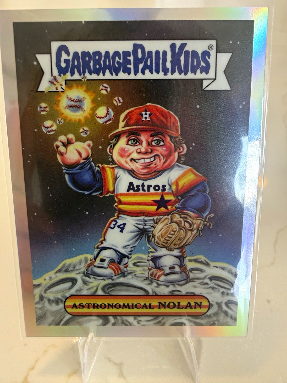 2026 Bowman Chrome Garbage Pail Kids Astronomical Nolan Nolan Ryan GPK - 36 SSP