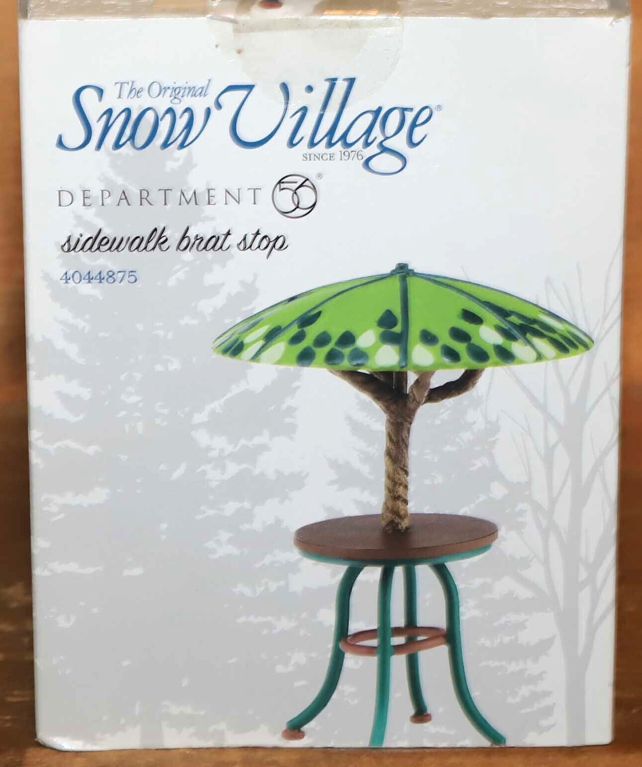 DEPT 56 SIDEWALK BRAT STOP 4044875 SNOW VILLAGE CHRISTMAS DEPT 56 SIDEWALK BRAT STOP 4044875 SNOW VILLAGE CHRISTMAS