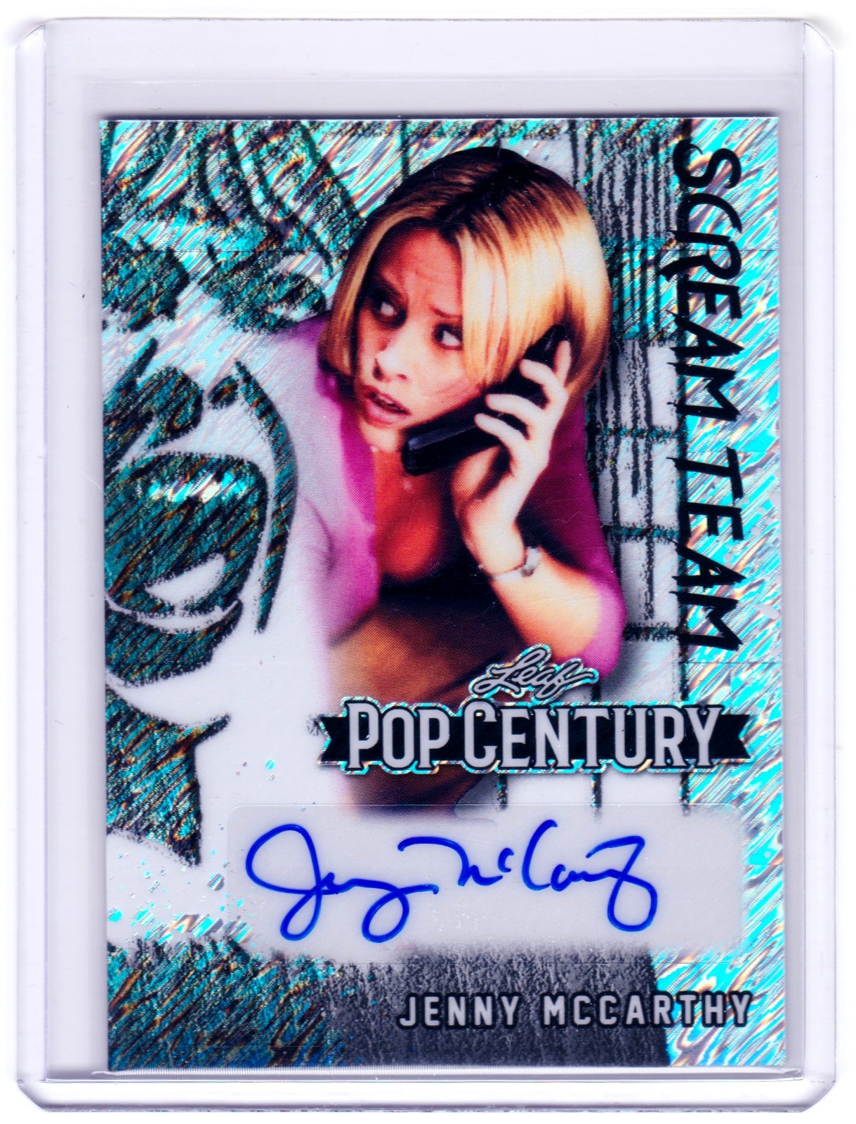 Jenny McCarthy 2025 Leaf Metal Pop Century Autograph Card # /10 Auto Scream
