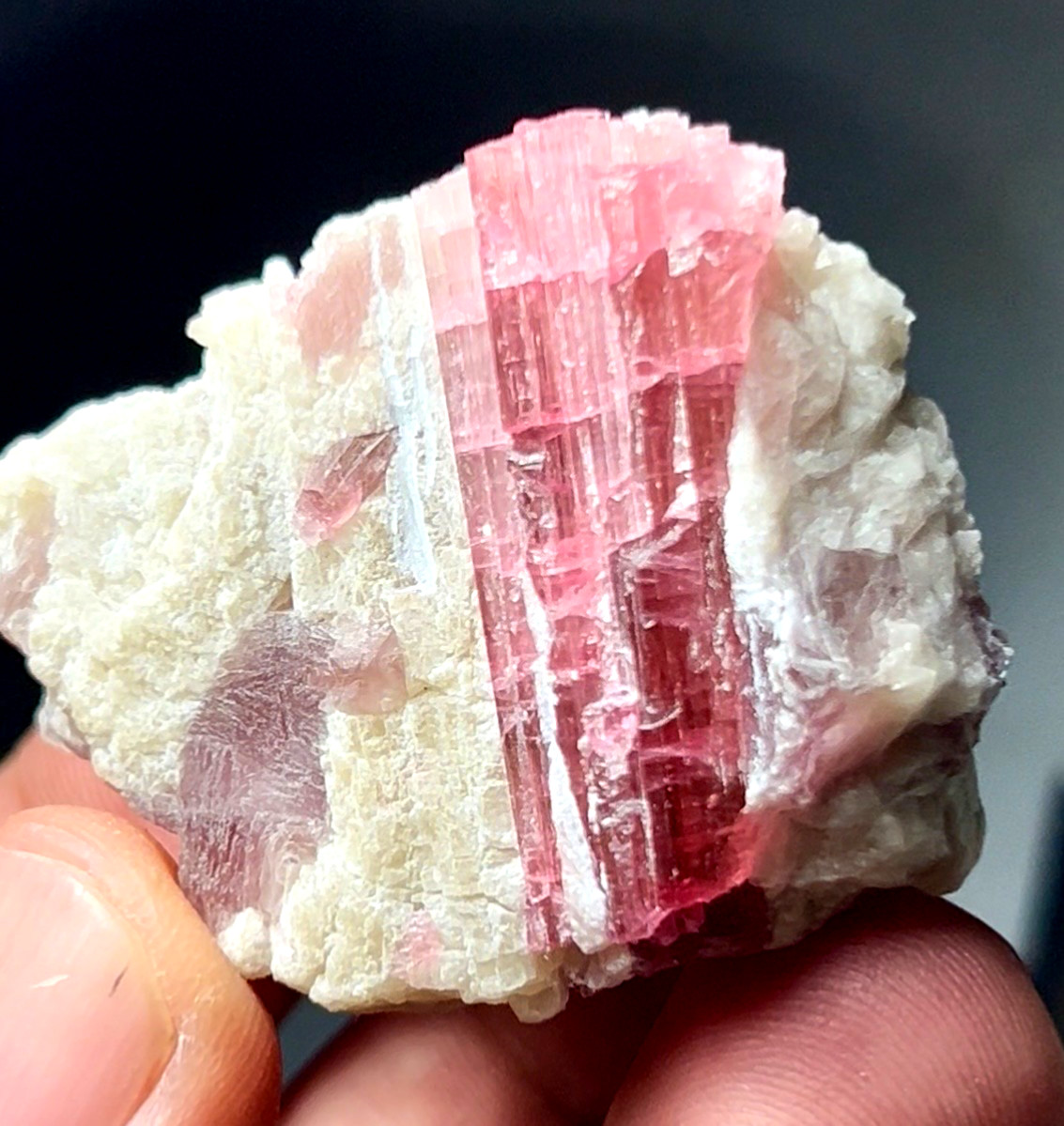 270 Carats Beautiful Pink Tourmaline Crystal Bunch Specimen from Afghanistan