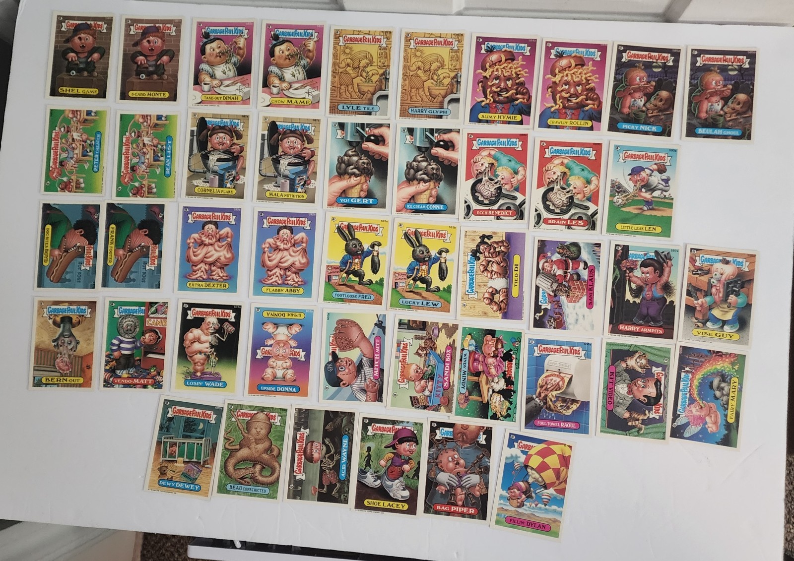 Garbage Pail Kids Series 15 Lot Of 45 Cards No Duplicates GPK Vintage 1988