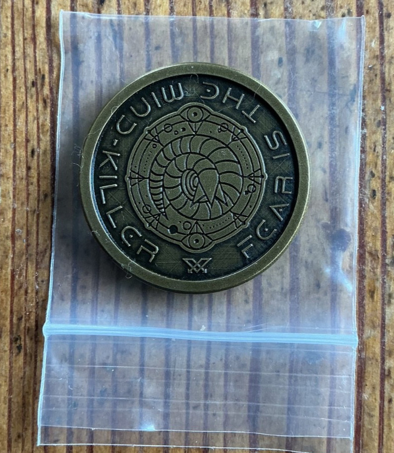 J.L. Lawson Dune brass EDC coin new JL Lawson J.L. Lawson Dune brass EDC coin new JL Lawson